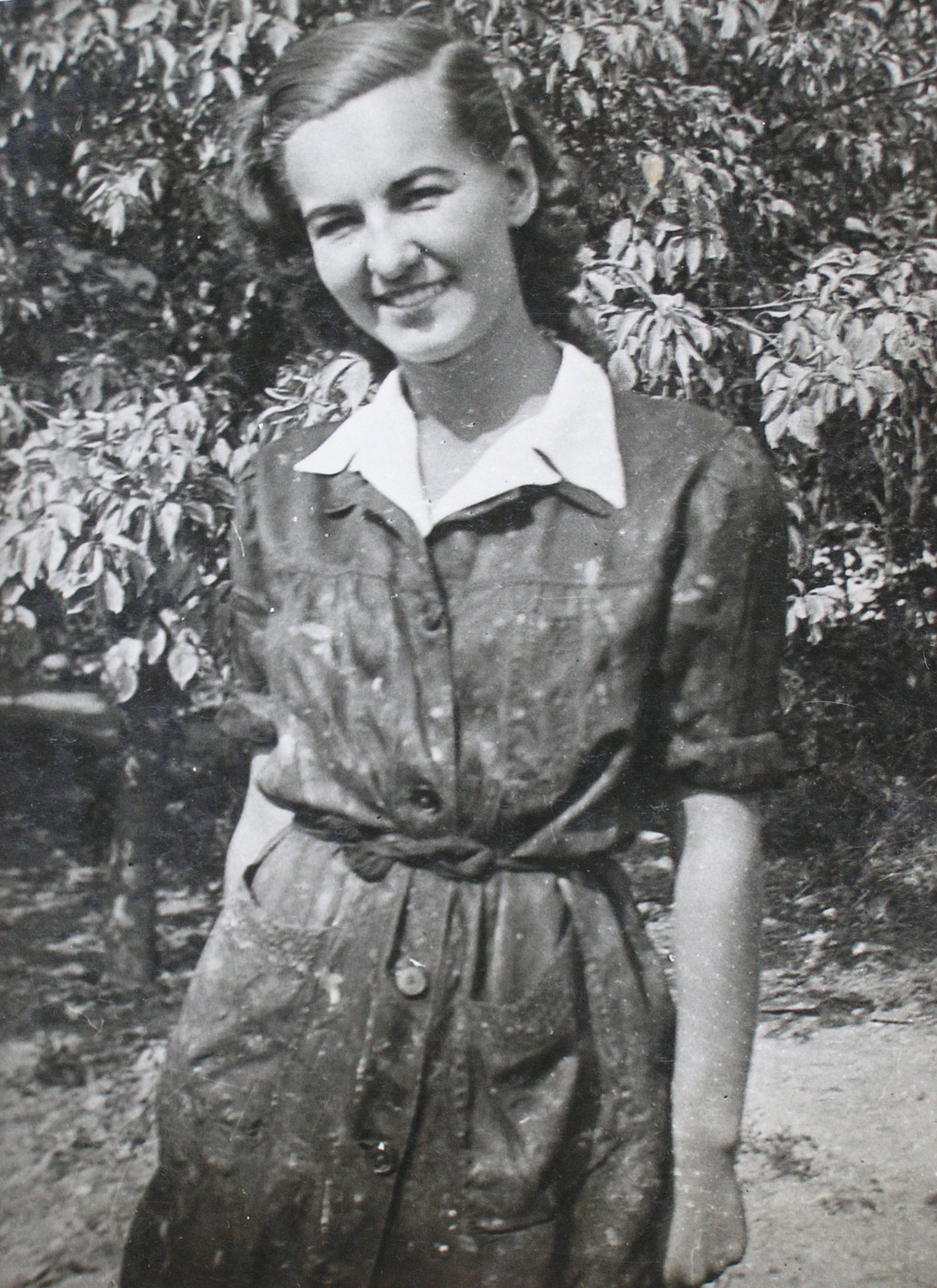 Tallós Ilona főiskolás korában